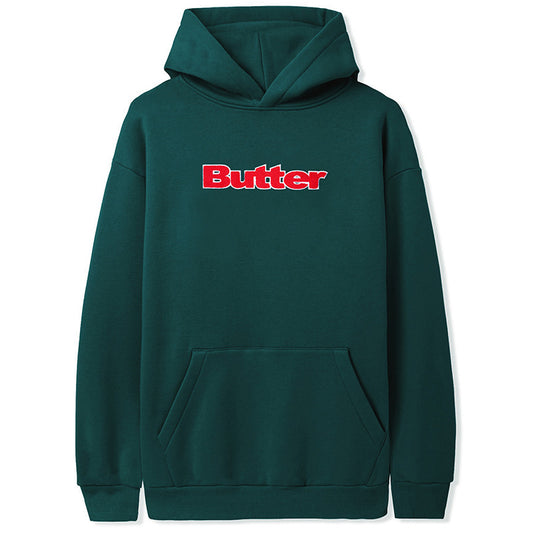Butter Goods Chenille Logo Hoodie Forest