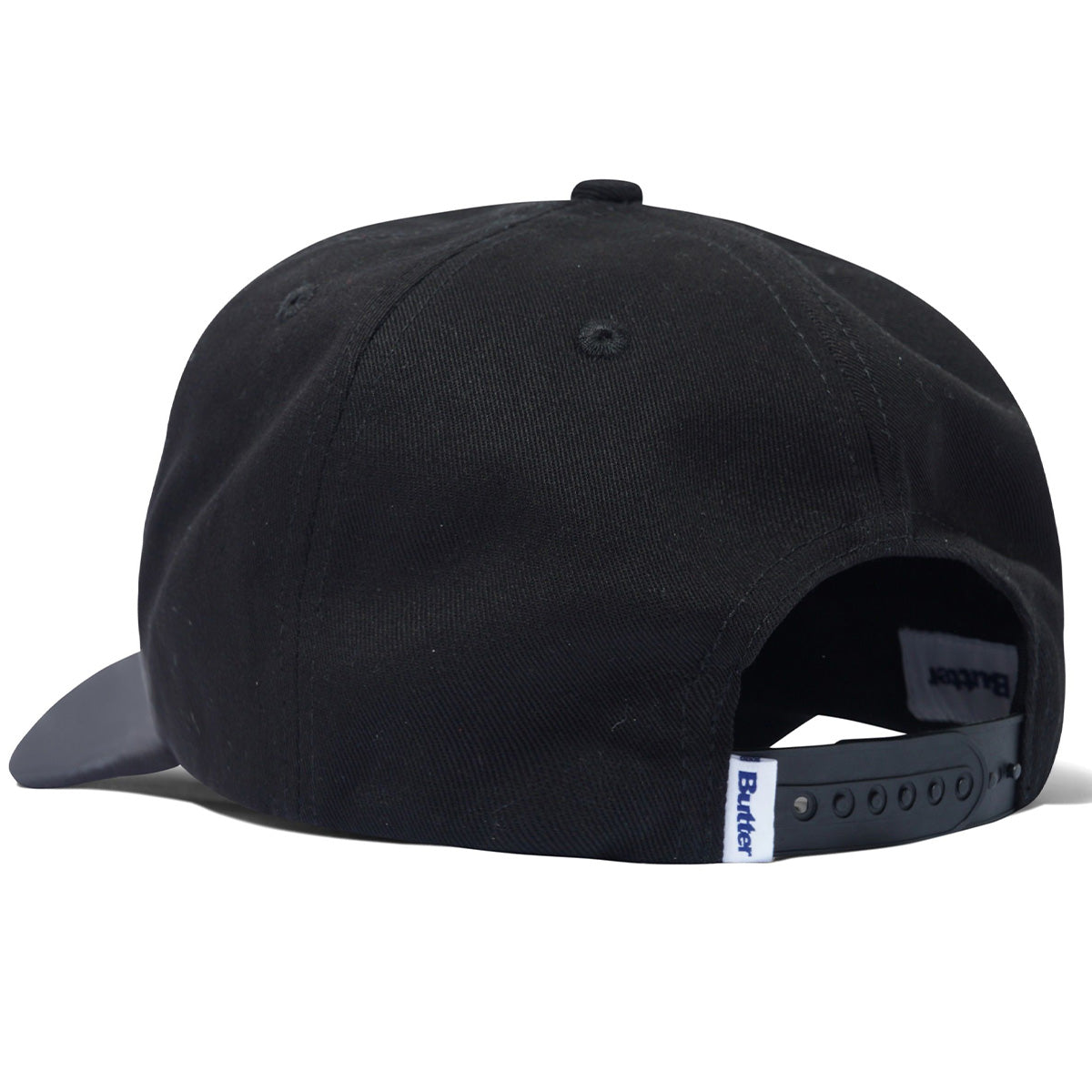 Butter Goods Collegiate 6 Panel Cap Black