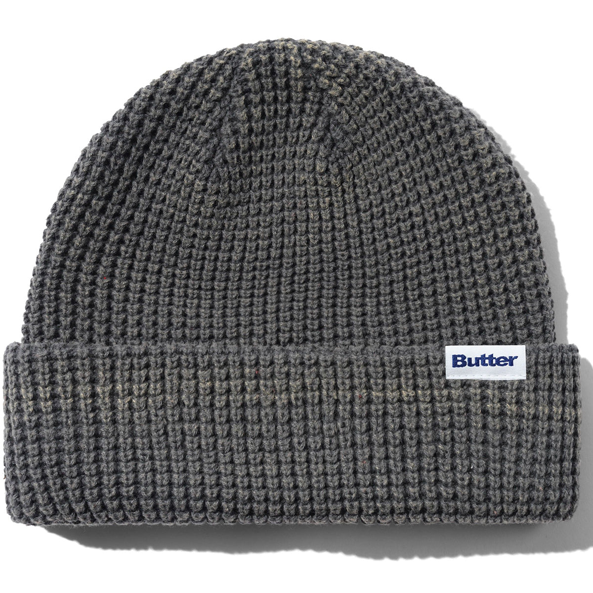 Butter Goods Distress Waffle Beanie Grey