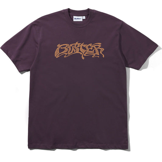 Butter Goods Drummer T-shirt Eggplant