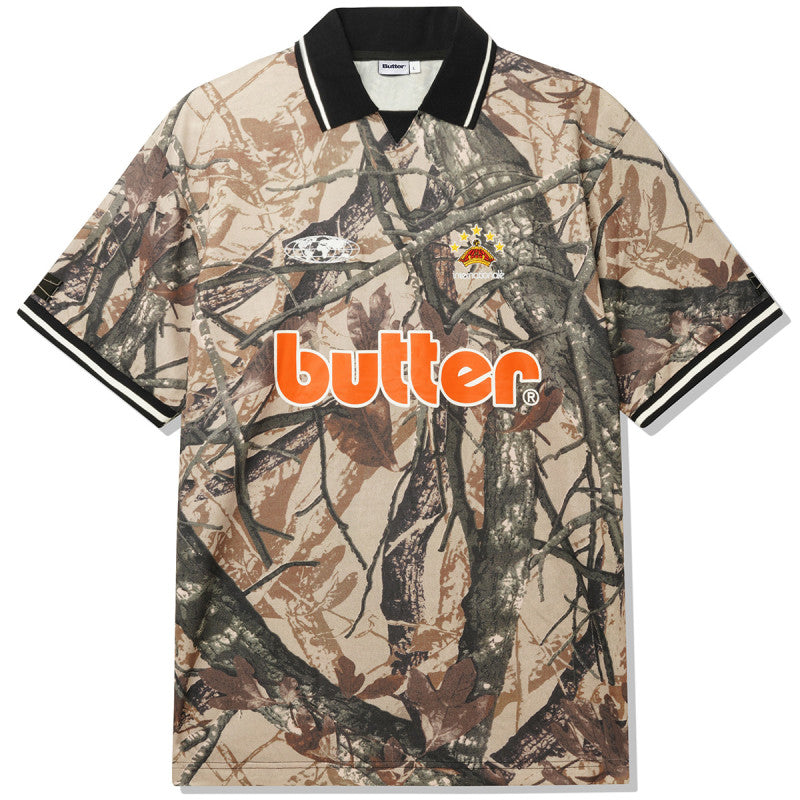 Butter Goods Foliage Camo Jersey Tan