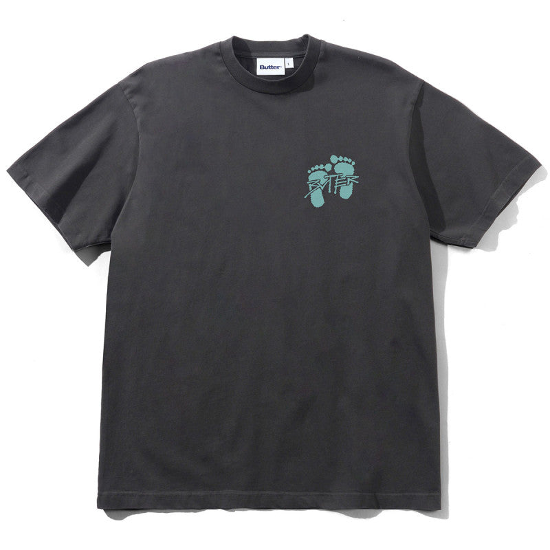 Butter Goods Footprints T-shirt Black