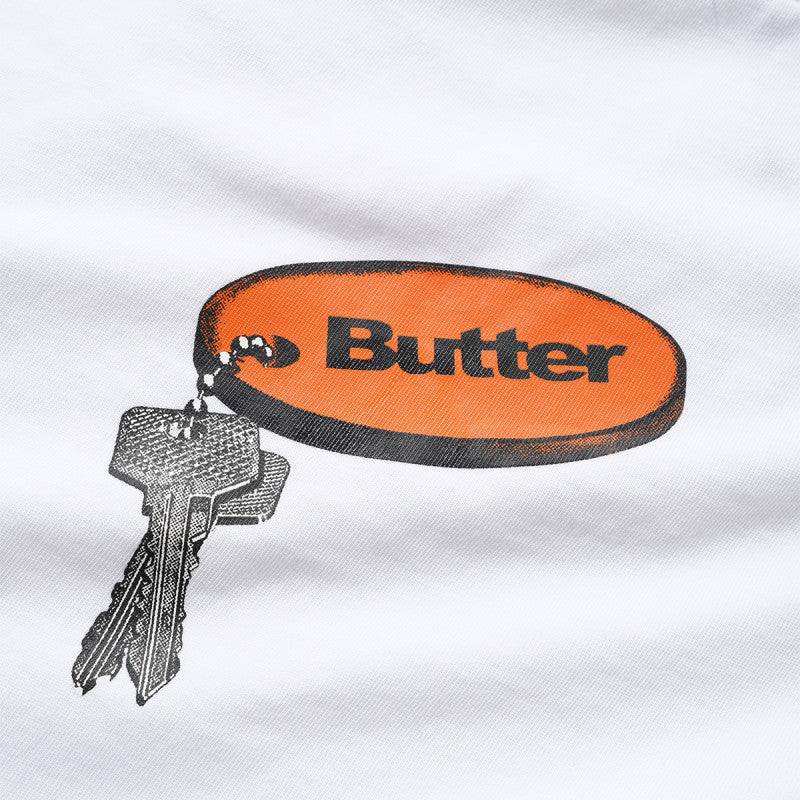 Butter Goods Key Chain T-shirt White
