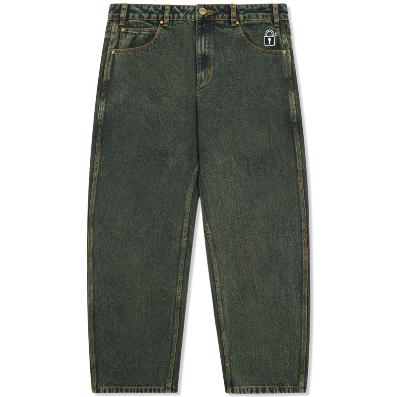 Butter Goods Lock Baggy Denim Jeans Washed Ivy