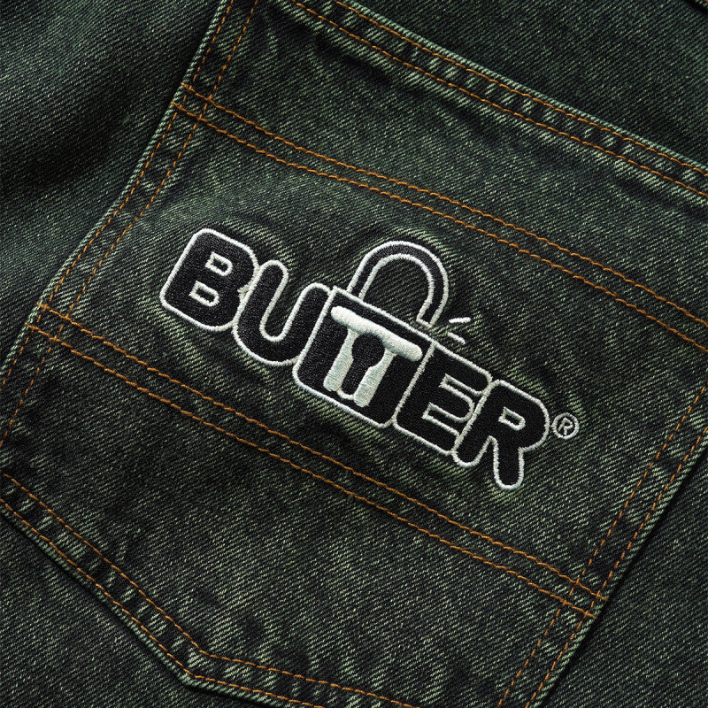 Butter Goods Lock Baggy Denim Jeans Washed Ivy