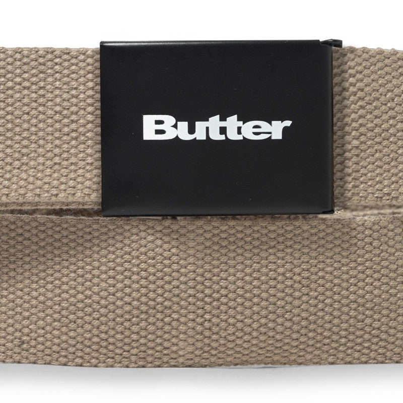 Butter Goods Logo Woven Belt Tan