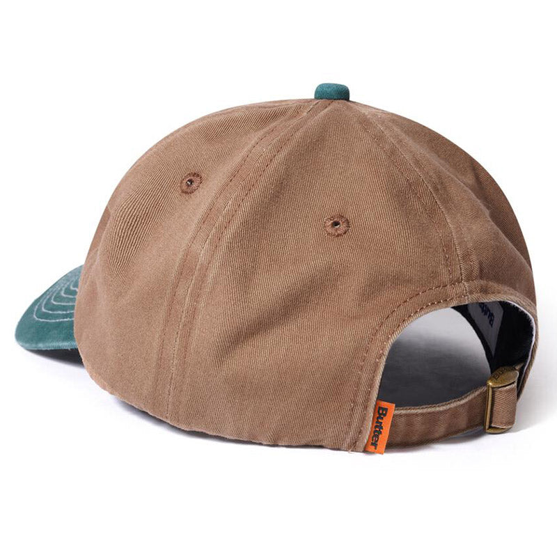 Butter Goods Lonnie 6 Panel Cap Brown/Forest