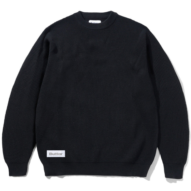 Butter Goods Newcomer Reversible Knit Sweater Black