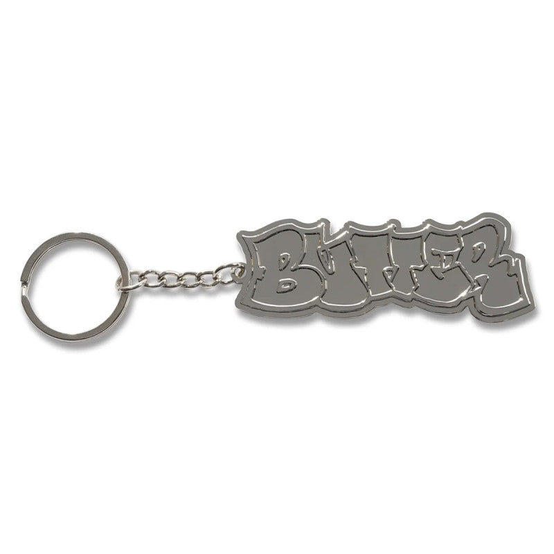 Butter Goods Perspective Metal Key Chain Silver