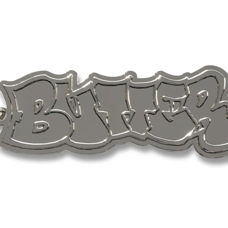 Butter Goods Perspective Metal Key Chain Silver