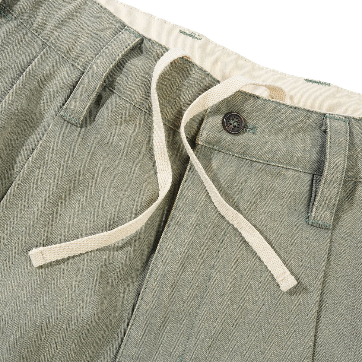 Butter Goods Pleated Trousers Washed Fatigue