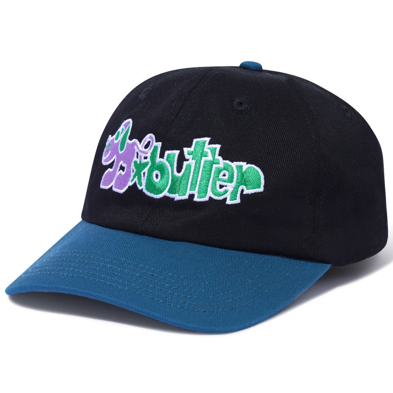 Butter Goods Pooch 6 Panel Cap Black/Teal