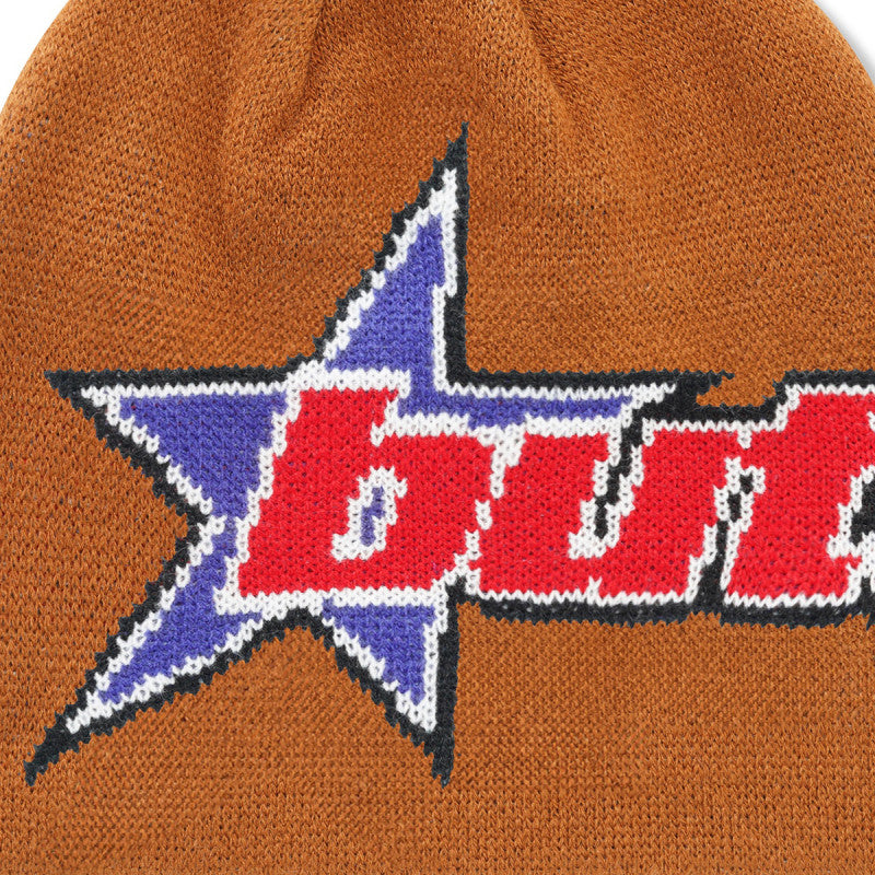 Butter Goods Racer Skully Beanie Rust