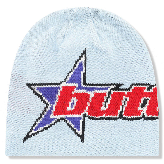 Butter Goods Racer Skully Beanie Sky Blue