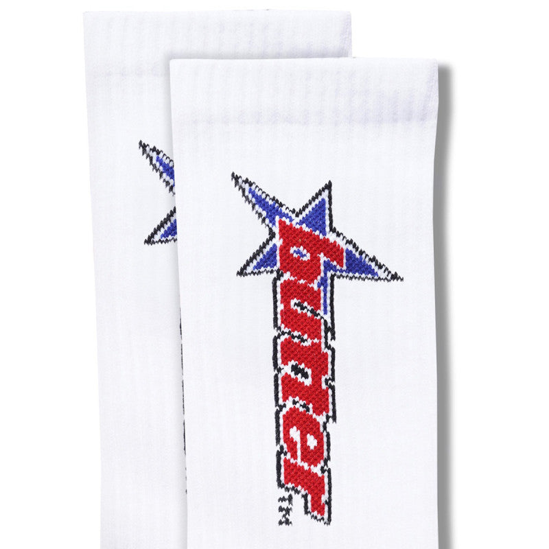 Butter Goods Racer Socks White