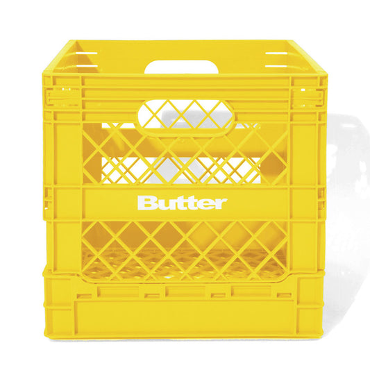 Butter Goods Record Crate Yellow