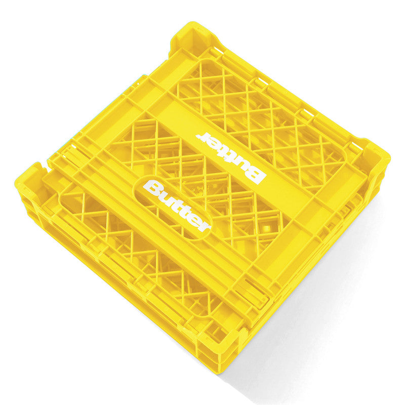 Butter Goods Record Crate Yellow