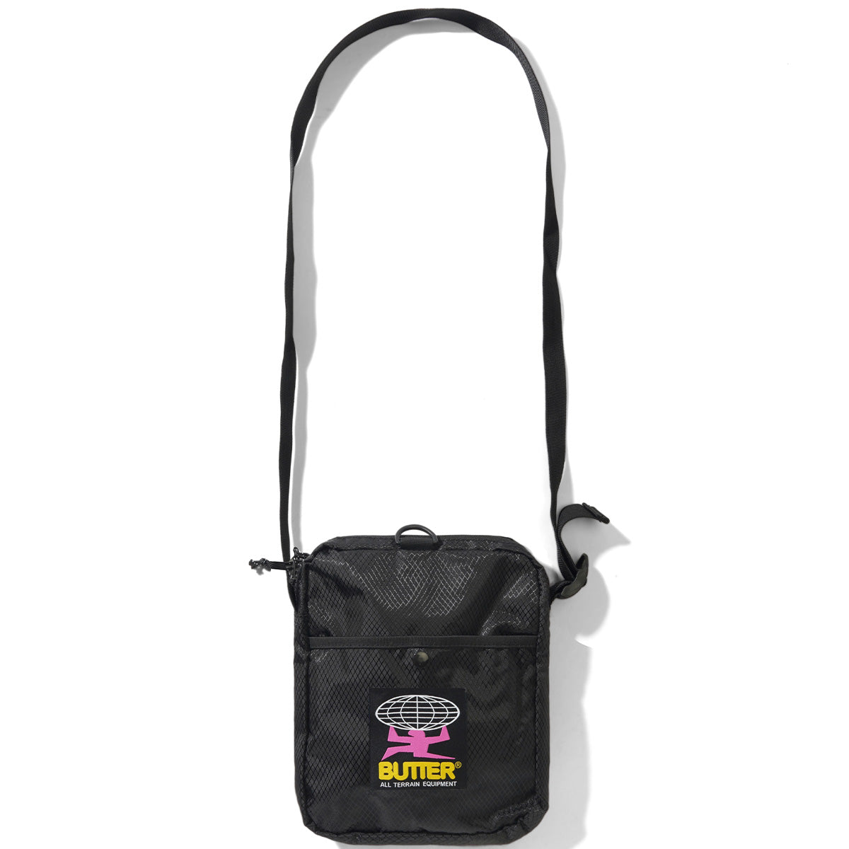 Butter Goods Ripstop Side Bag Black