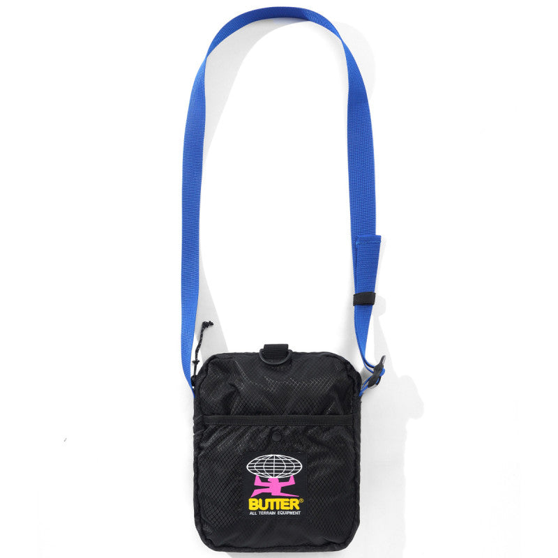 Butter Goods Ripstop Side Bag Black