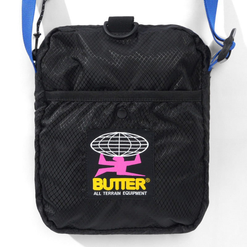 Butter Goods Ripstop Side Bag Black