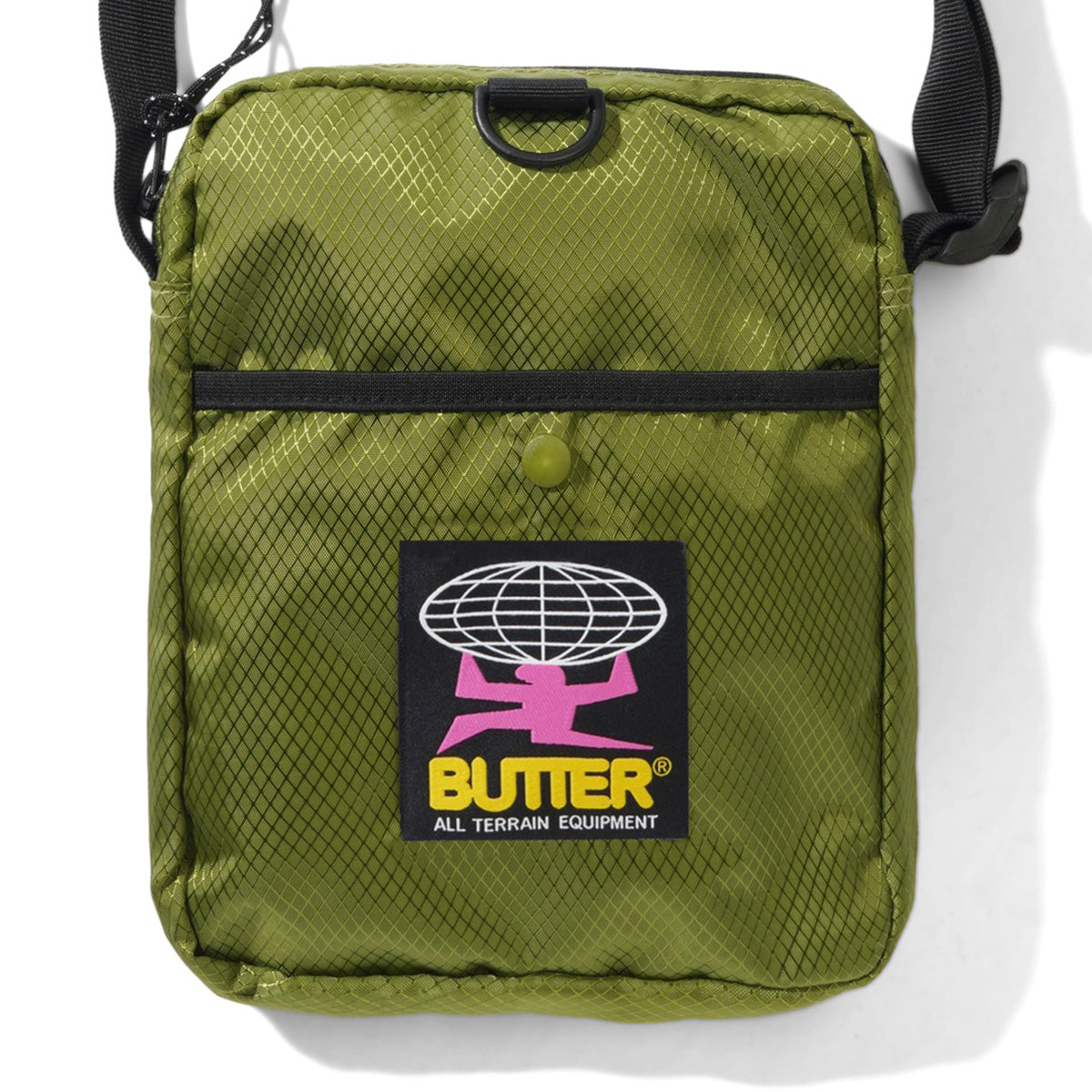 Butter Goods Ripstop Side Bag Green