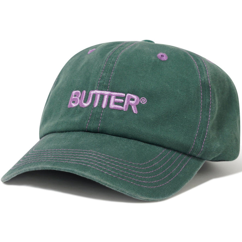 Butter Goods Rounded Logo 6 Panel Cap Purple