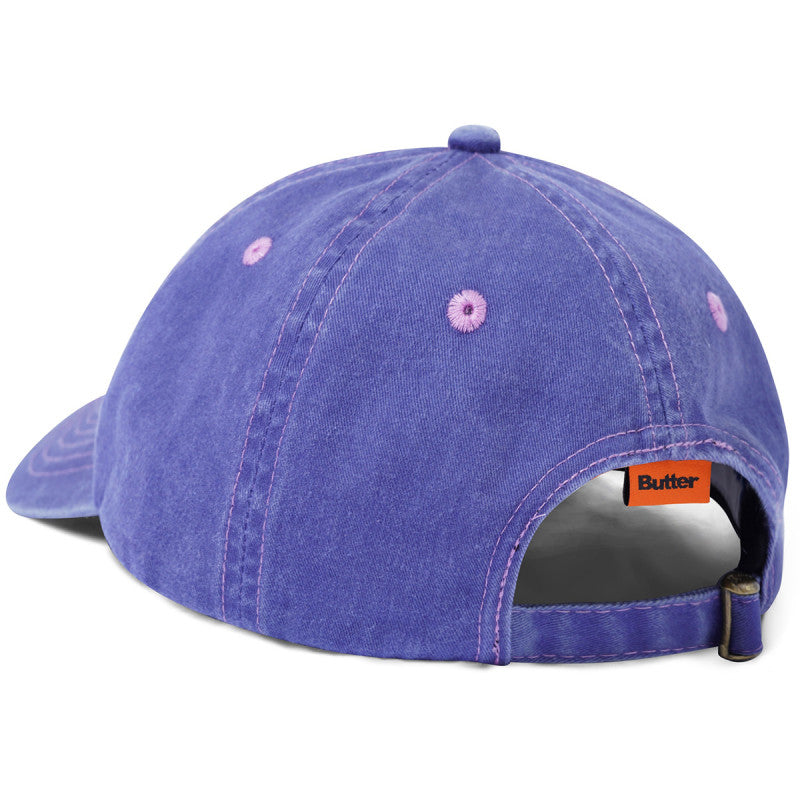 Butter Goods Rounded Logo 6 Panel Cap Grape