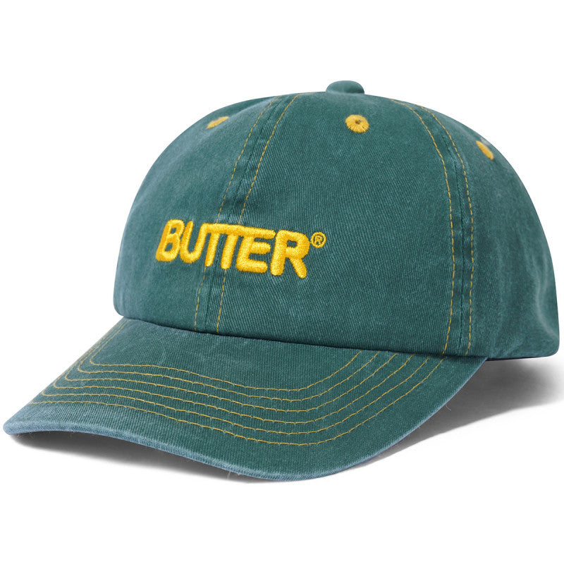 Butter Goods Rounded Logo 6 Panel Cap Ivy