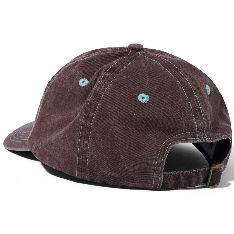 Butter Goods Rounded Logo 6 Panel Cap Redwood