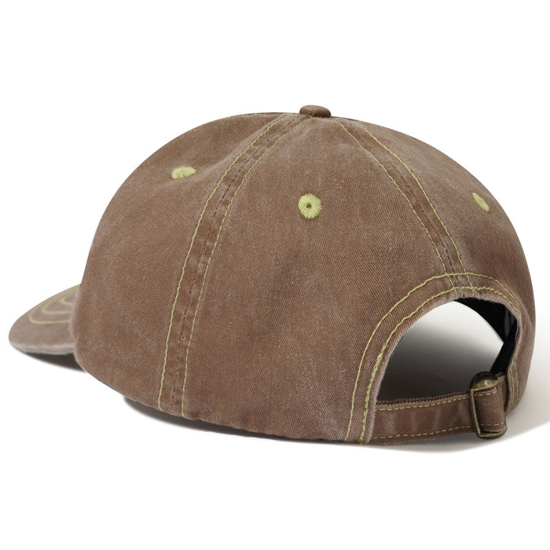 Butter Goods Rounded Logo 6 Panel Cap Sandalwood