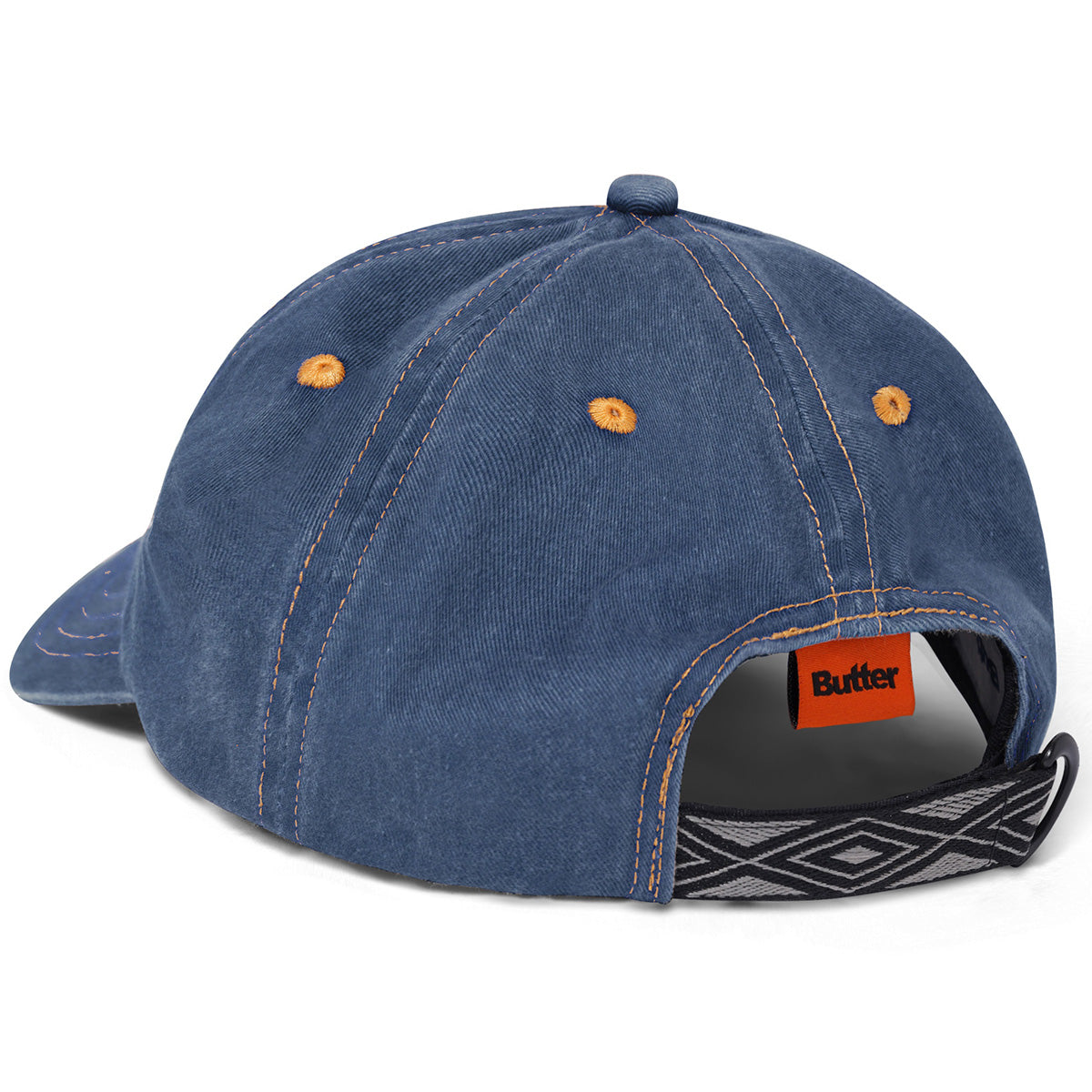 Butter Goods Rounded Logo 6 Panel Cap Slate