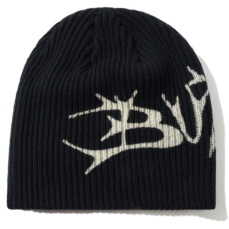 Butter Goods Scrawling Skully Beanie Black