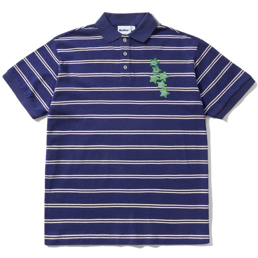 Butter Goods Stars Polo Shirt Navy