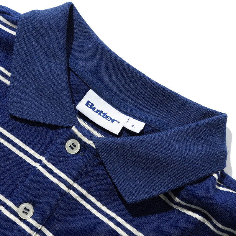 Butter Goods Stars Polo Shirt Navy