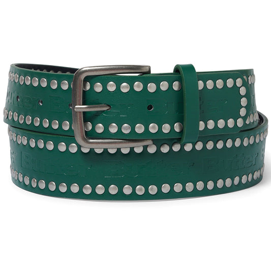 Butter Goods Studded Belt Green