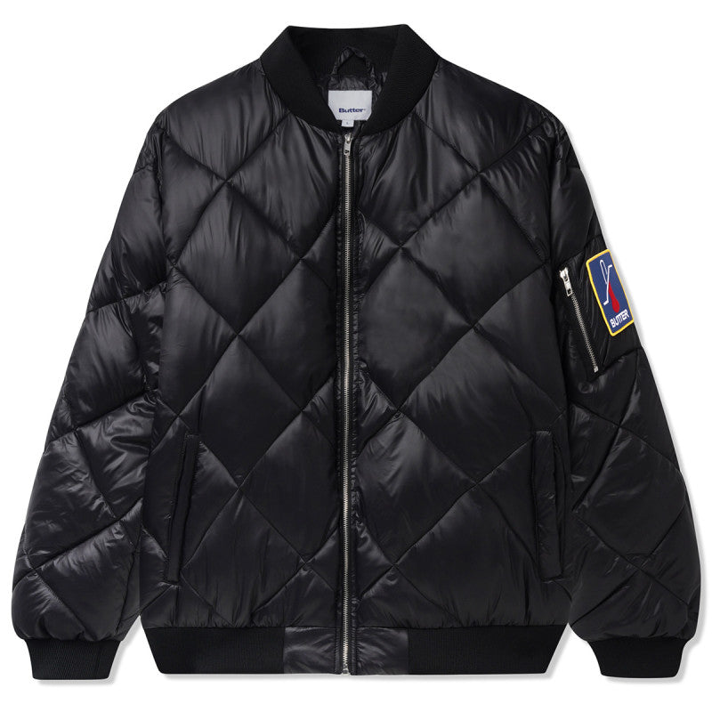 Butter Goods Temperature Bomber Jacket Black