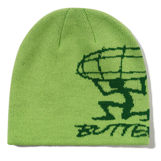 Butter Goods Terrain Skully Beanie Lime
