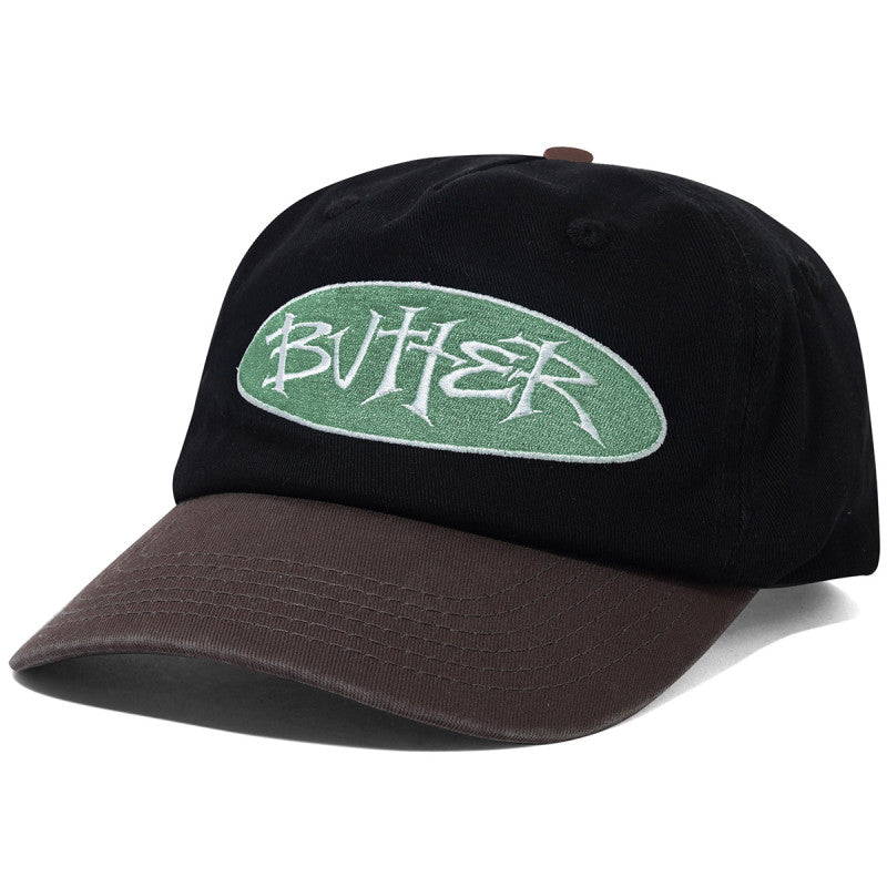 Butter Goods Tide 5 Panel Cap Washed Black / Dusk