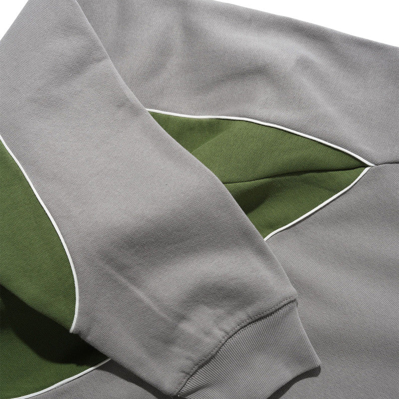 Butter Goods Tread Crewneck Sweater Concrete / Moss