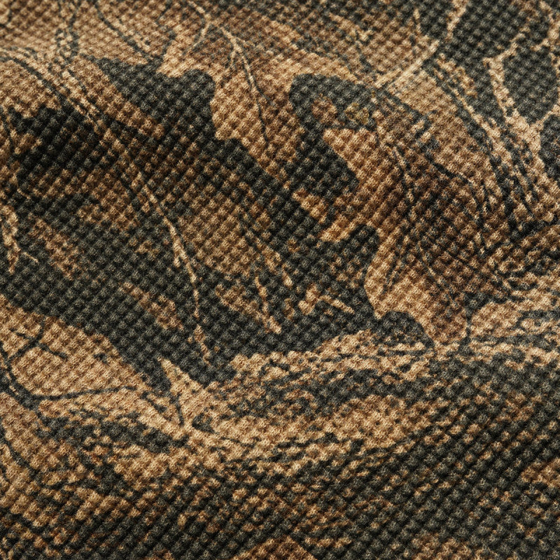 Butter Goods Waffle Longsleeve Top Forest Camo