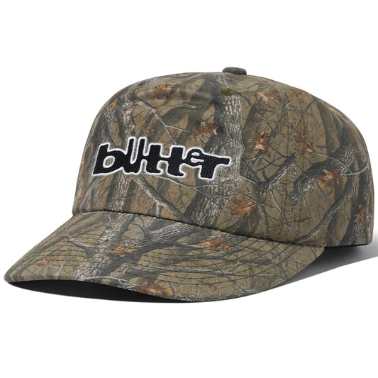 Butter Goods Warped 5 Panel Cap Forest Camo