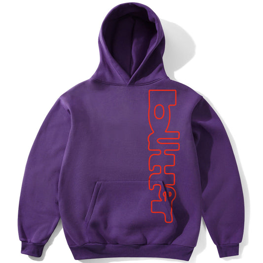 Butter Goods Warped Hooded Sweater Purple