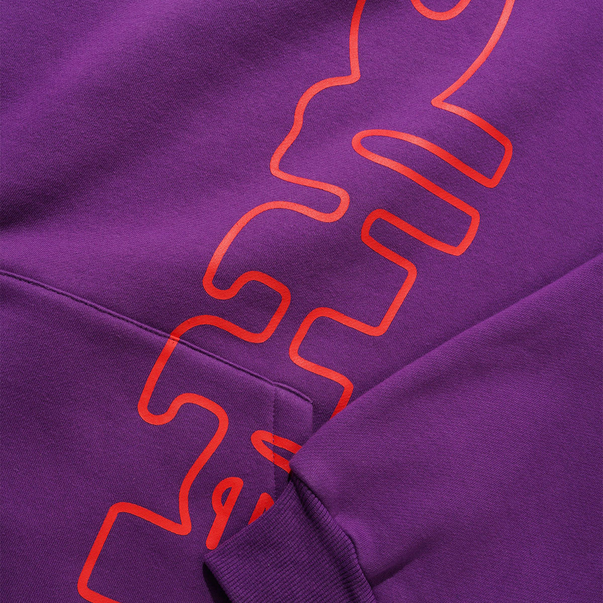Butter Goods Warped Hooded Sweater Purple