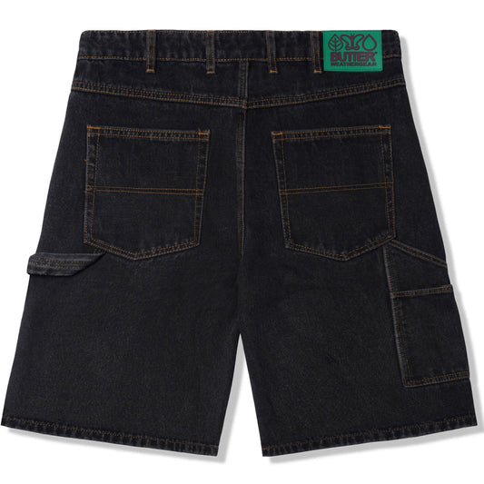 Butter Goods Weathergear Denim Shorts Washed Black