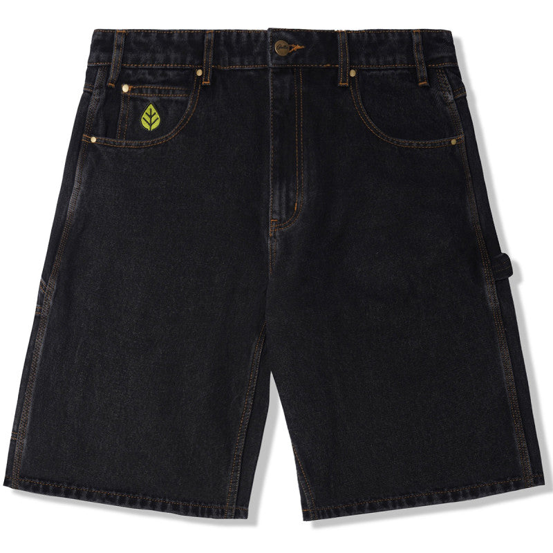 Butter Goods Weathergear Denim Shorts Washed Black