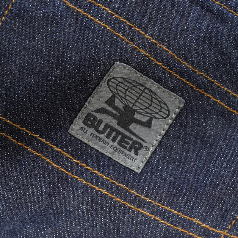 Butter Goods Wide Cut Denim Jeans Selvedge Blue