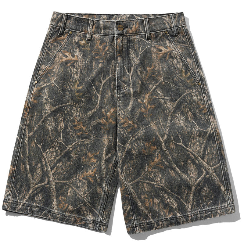 Butter Goods Work Shorts Forest Camo