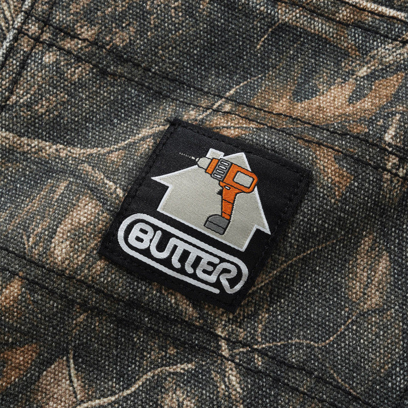 Butter Goods Work Shorts Forest Camo
