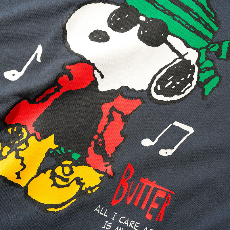 Butter Goods x Peanuts Music T-shirt Slate