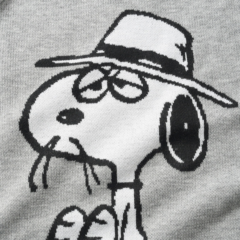 Butter Goods x Peanuts Spike Knit Sweater Ash
